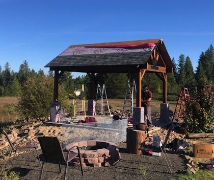 Pavilion construction